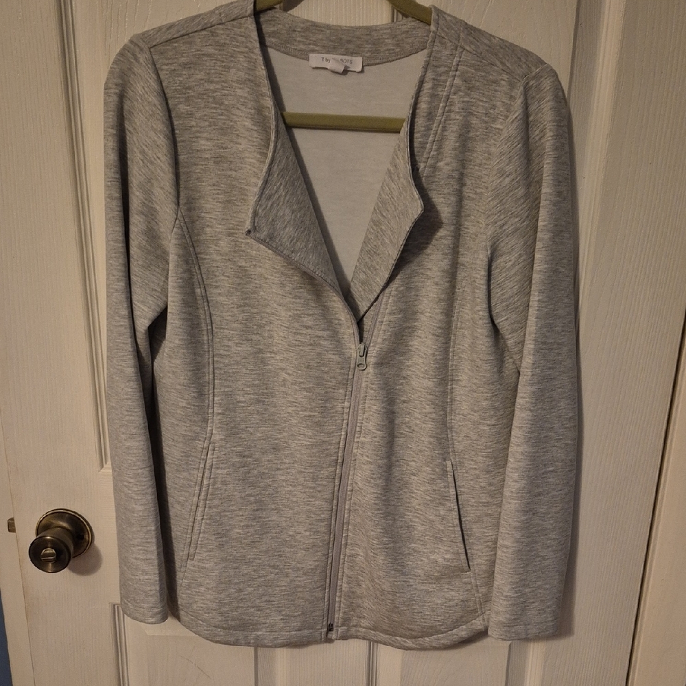 Talbots Heather Gray Knit Top
